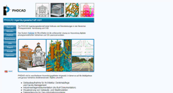 Desktop Screenshot of phocad.de